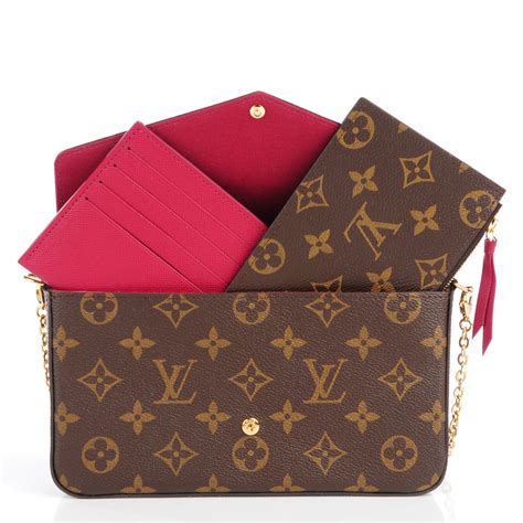 Félicie Pochette LV Monogram Chain Bag .